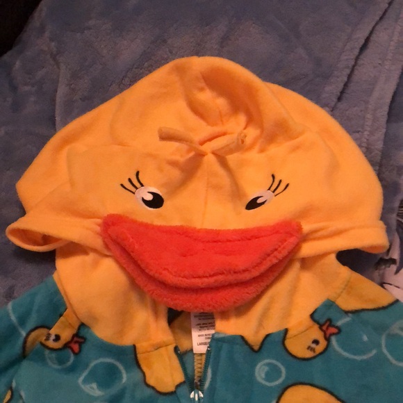 Joe Boxer Other - Woman’s hooded footed pajamas. Fleece, super cozy & cute!